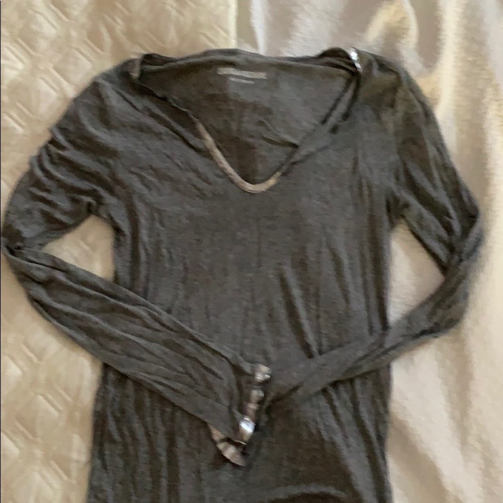 Zadig and Voltaire grey tee shirt like new